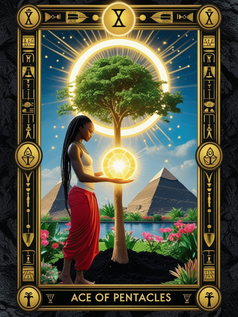 Ace of Pentacles Christ Consciousness Tarot