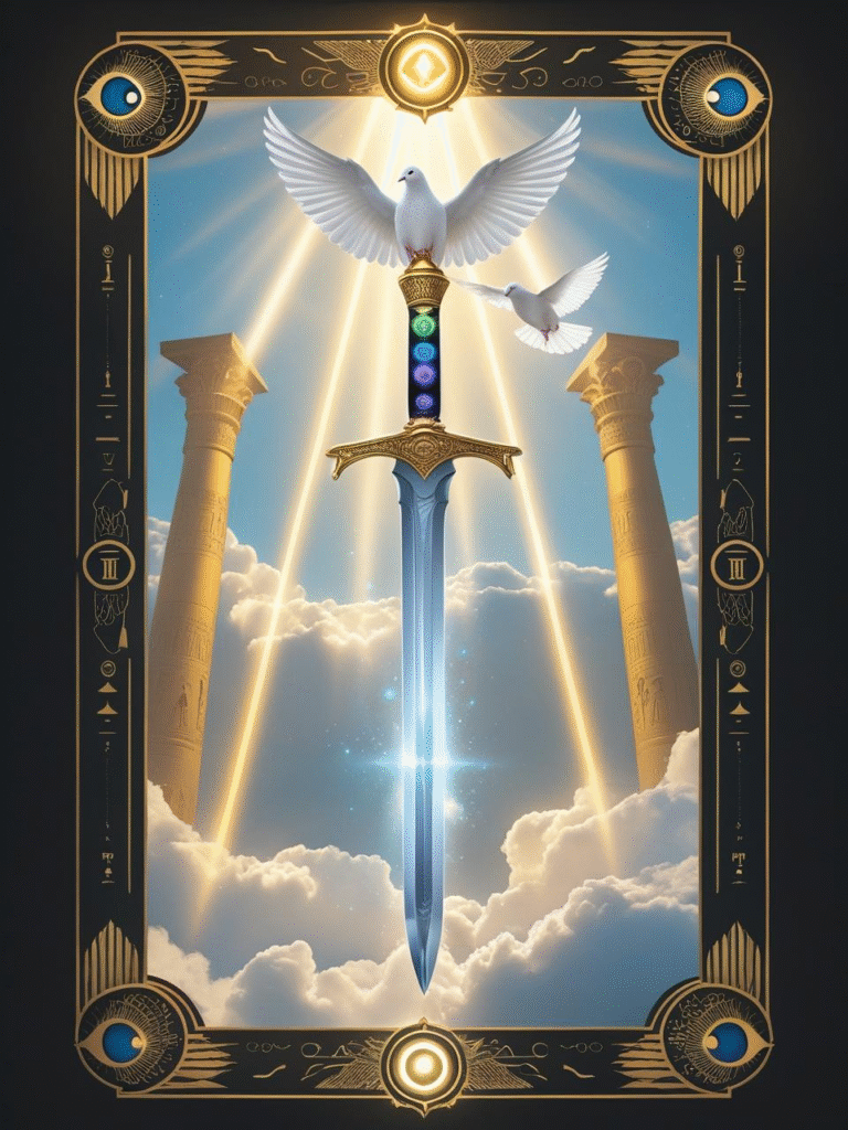 Ace of Swords Christ Consciousness Tarot 