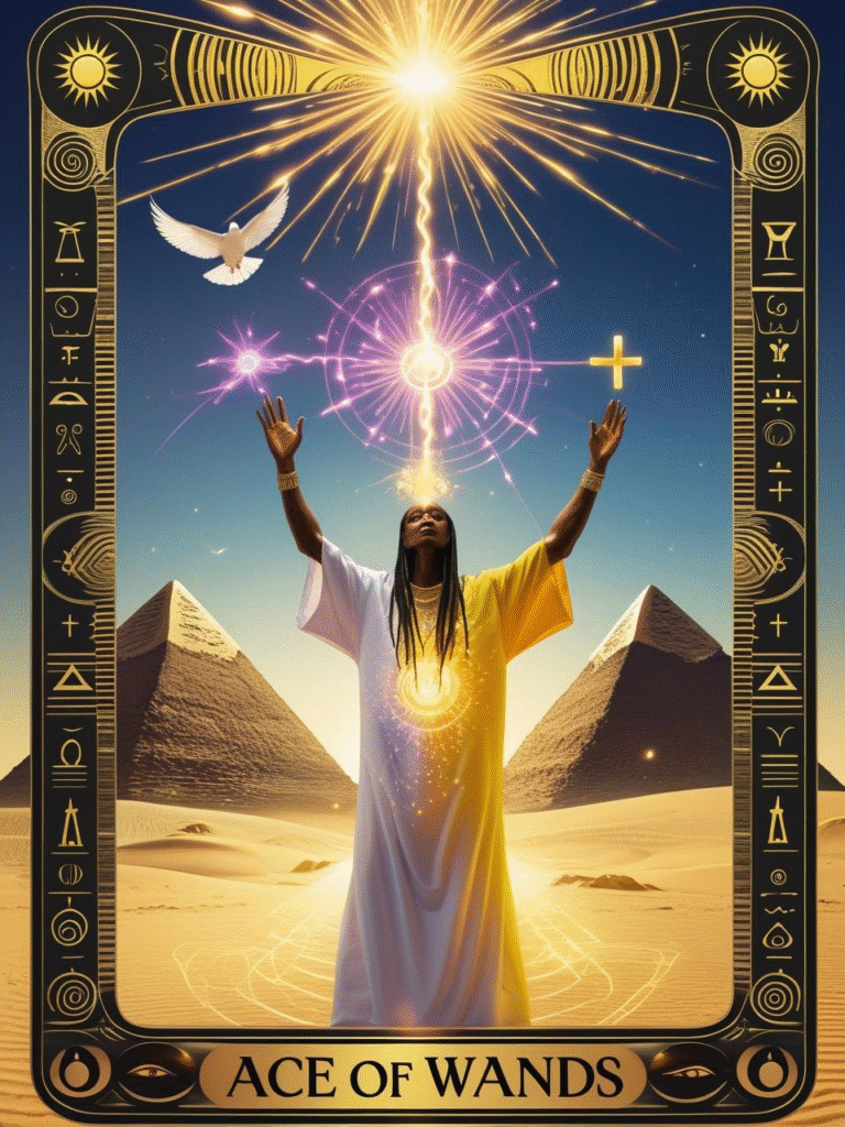 Ace of Wands Christ Consciousness Tarot