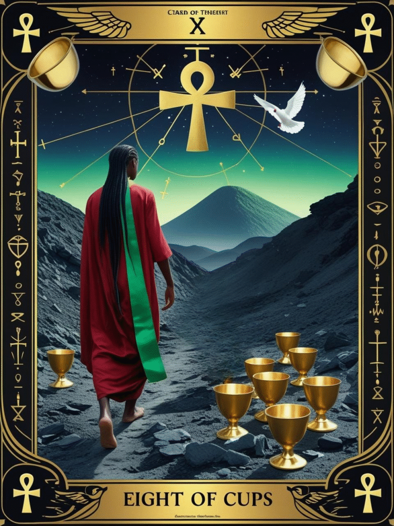Eight of Cups Christ Consciousness Tarot