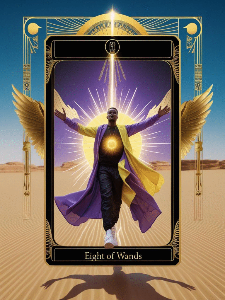 Eight of Wands Christ Consciousness Tarot