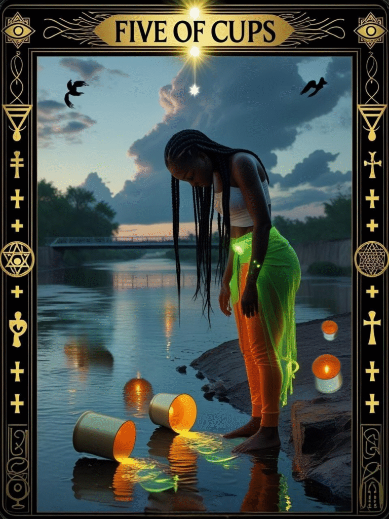 Five of Cups Christ Consciousness Tarot