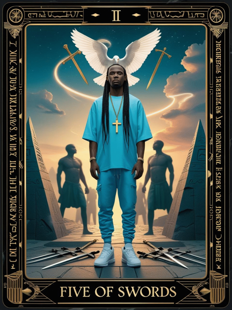 Five of Swords Christ Consciousness Tarot 