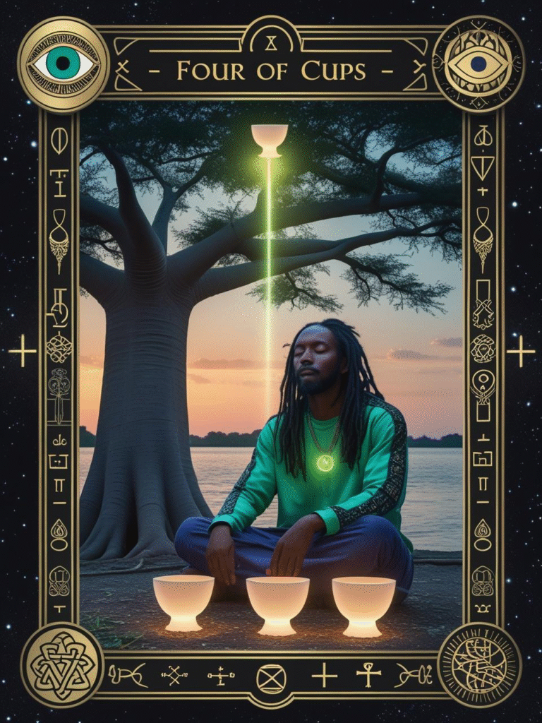 Four of Cups Christ Consciousness Tarot