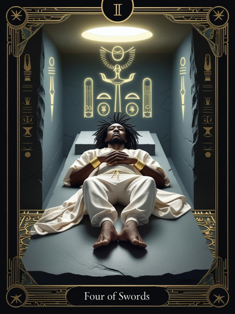Four of Swords Christ Consciousness Tarot