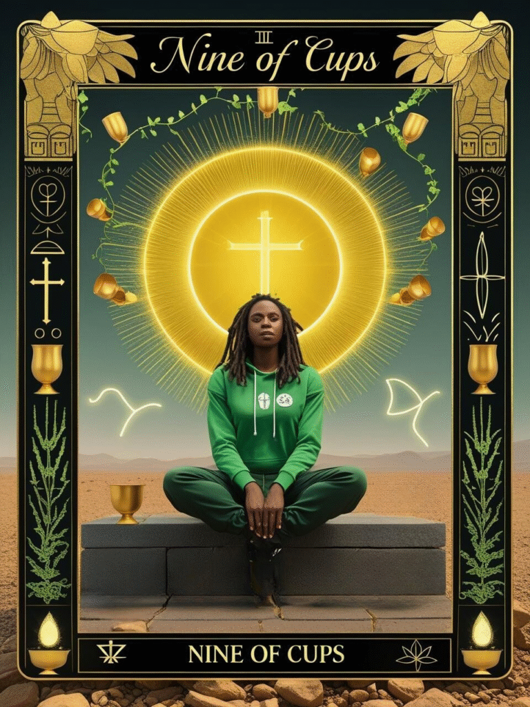 Nine of Cups Christ Consciousness Tarot