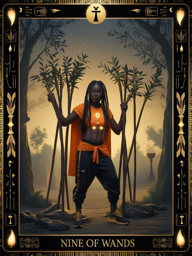 Nine of Wands Christ Consciousness Tarot
