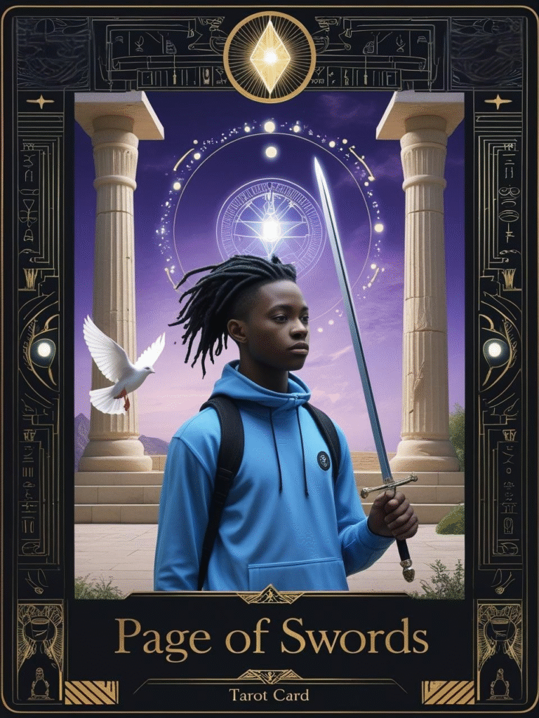 Page of Swords Christ Consciousness Tarot