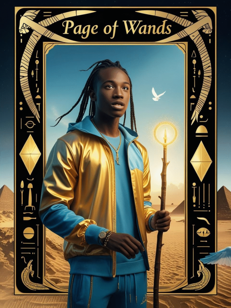 Page of Wands Christ Consciousness Tarot
