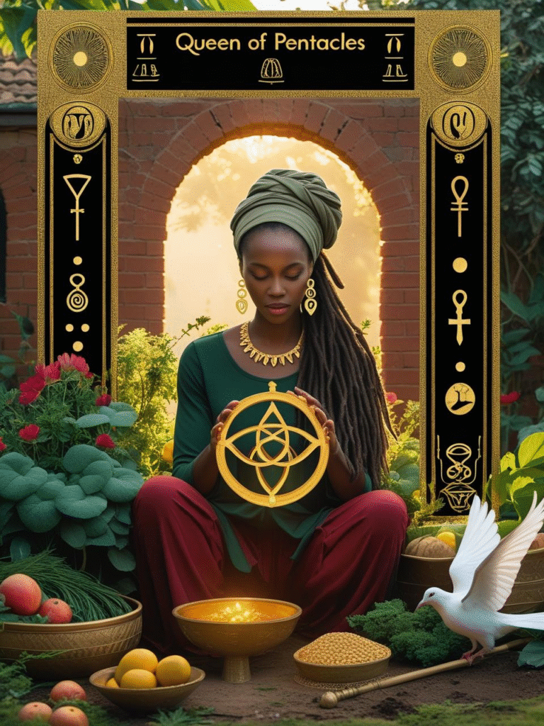 Queen of Pentacles Christ Consciousness Tarot
