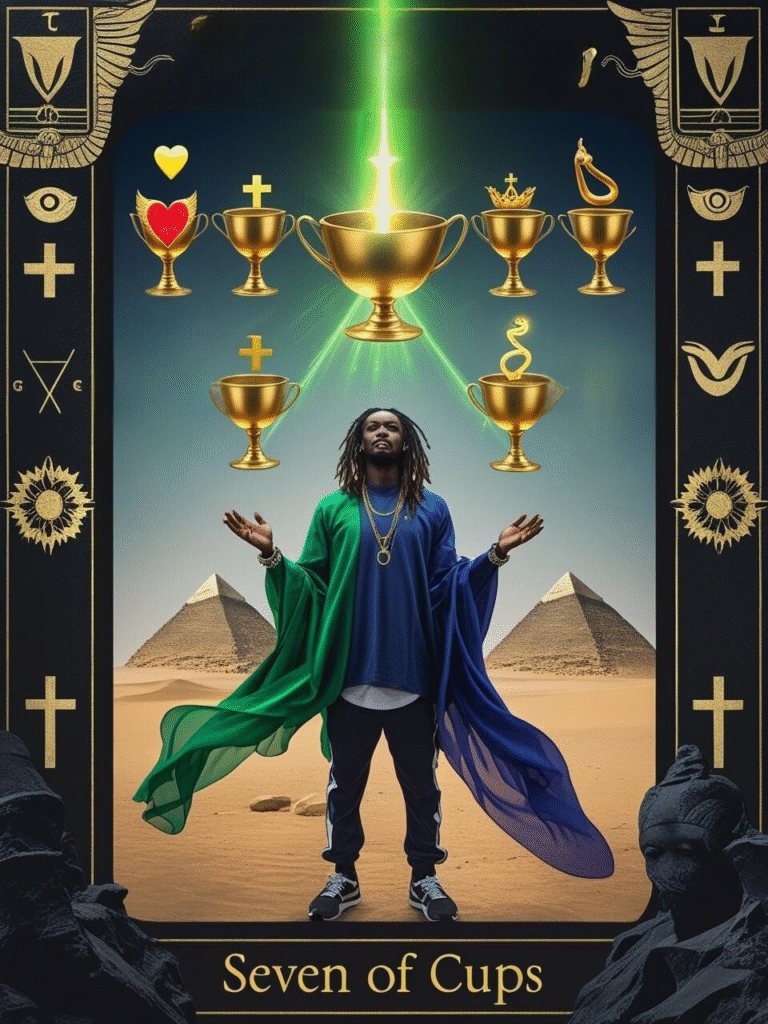 Seven of Cups Christ Consciousness Tarot