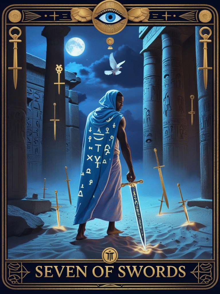 Seven of Swords Christ Consciousness Tarot