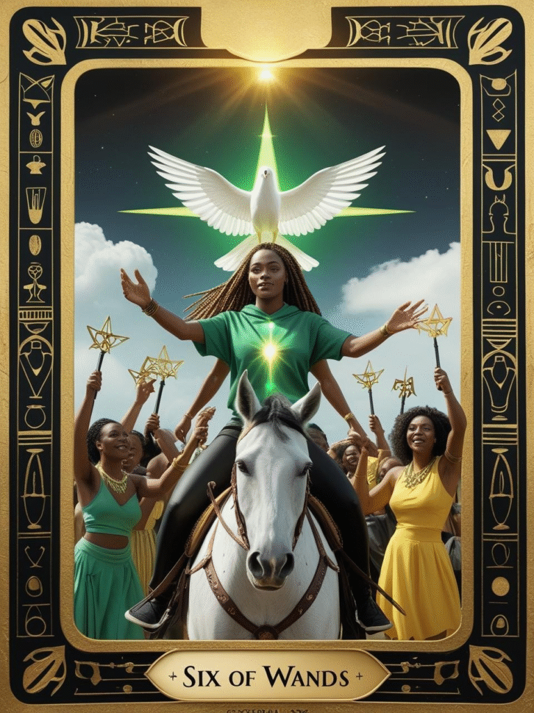 Six of Wands Christ Consciousness Tarot
