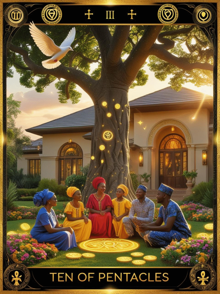 Ten of Pentacles Christ Consciousness Tarot