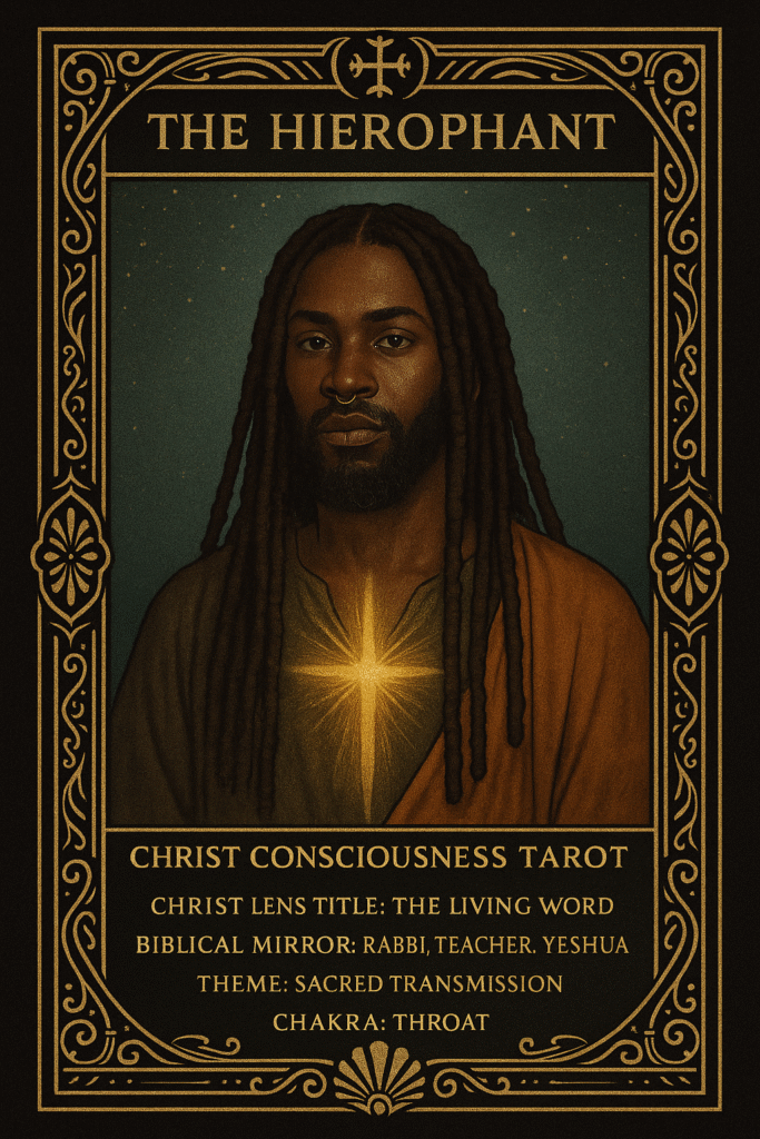 The Hierophant Christ Consciousness Tarot