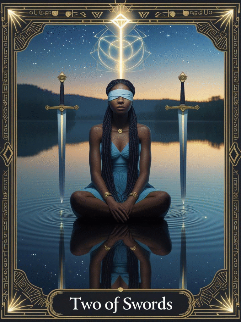 Two of Swords Christ Consciousness Tarot